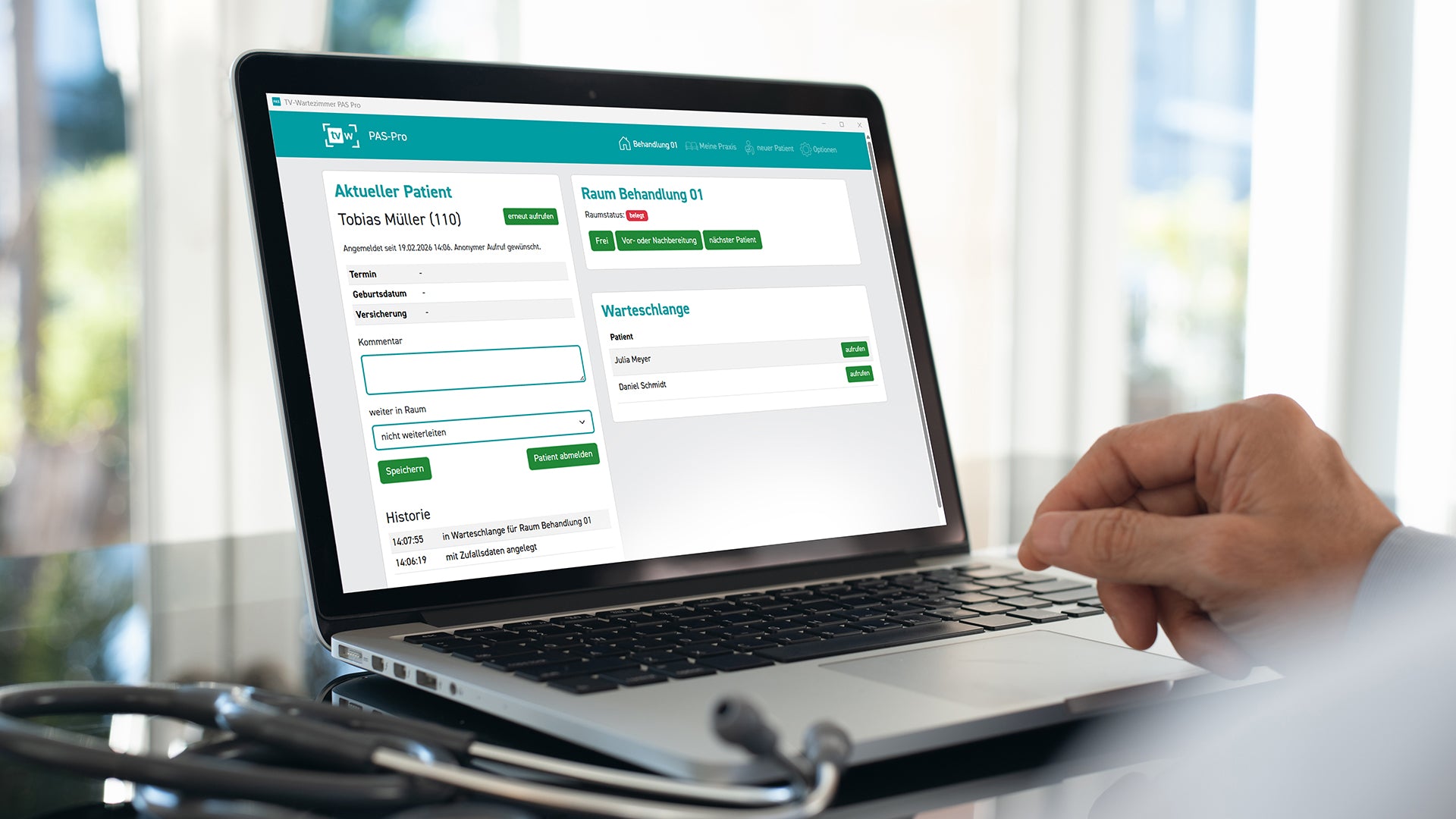 PAS Pro (Patientenaufrufsystem) – Zusatzbuchung Kauf